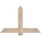 Ekena Millwork Eugene Smooth Timber Gable Bracket, Douglas Fir, 48"W x 32"H x 3 1/2"D x 5 1/2"F, 16/12 Pitch GBW048X32X0406EUG00SDF - alternate 1